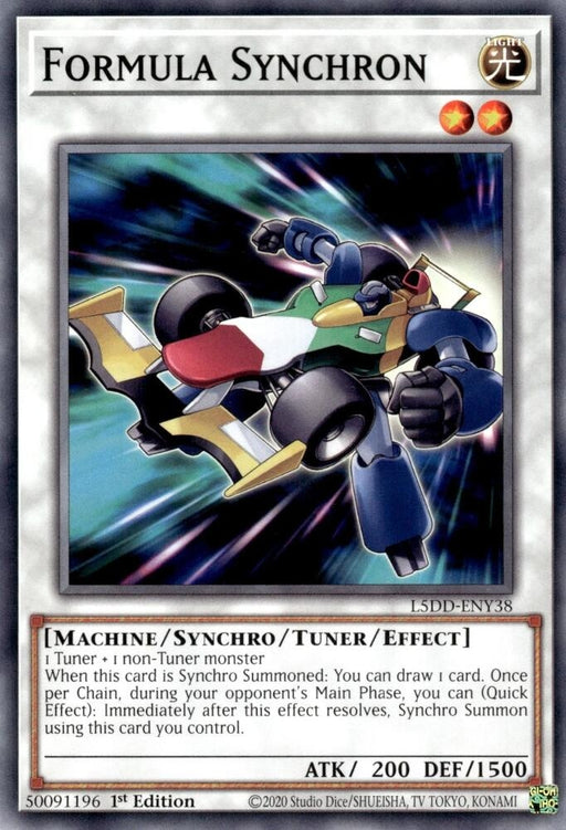 Image for Formula Synchron (L5DD-ENY38) [Legendary 5D's Decks] - YuGiOh