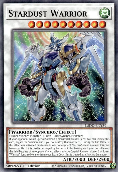 Image for Stardust Warrior (L5DD-ENY39) [Legendary 5D's Decks] - YuGiOh