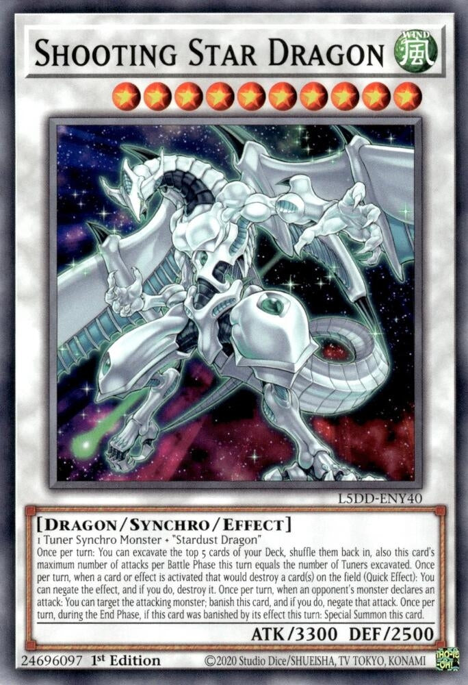Image for Shooting Star Dragon (L5DD-ENY40) [Legendary 5D's Decks] - YuGiOh