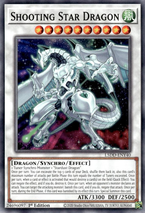 Image for Shooting Star Dragon (L5DD-ENY40) [Legendary 5D's Decks] - YuGiOh