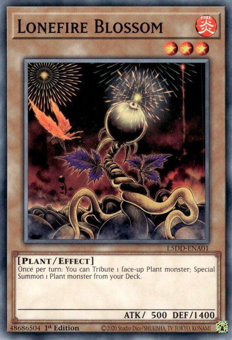 Image for Lonefire Blossom (L5DD-ENA01) [Legendary 5D's Decks] - YuGiOh