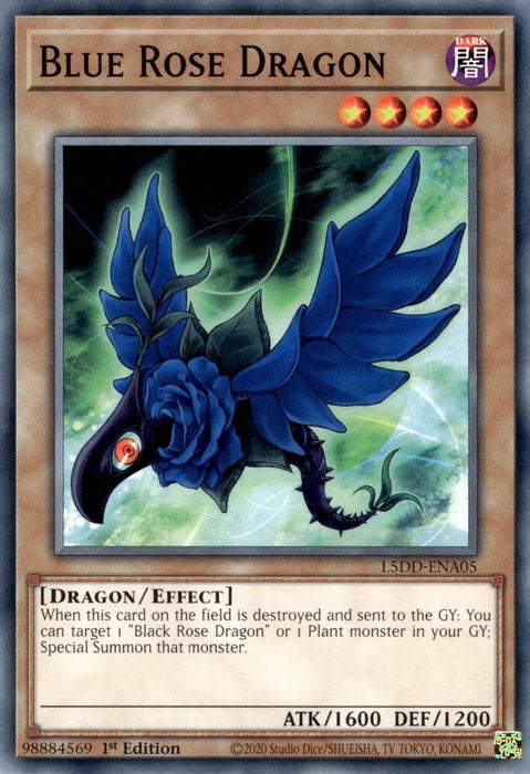 Image for Blue Rose Dragon (L5DD-ENA05) [Legendary 5D's Decks] - YuGiOh