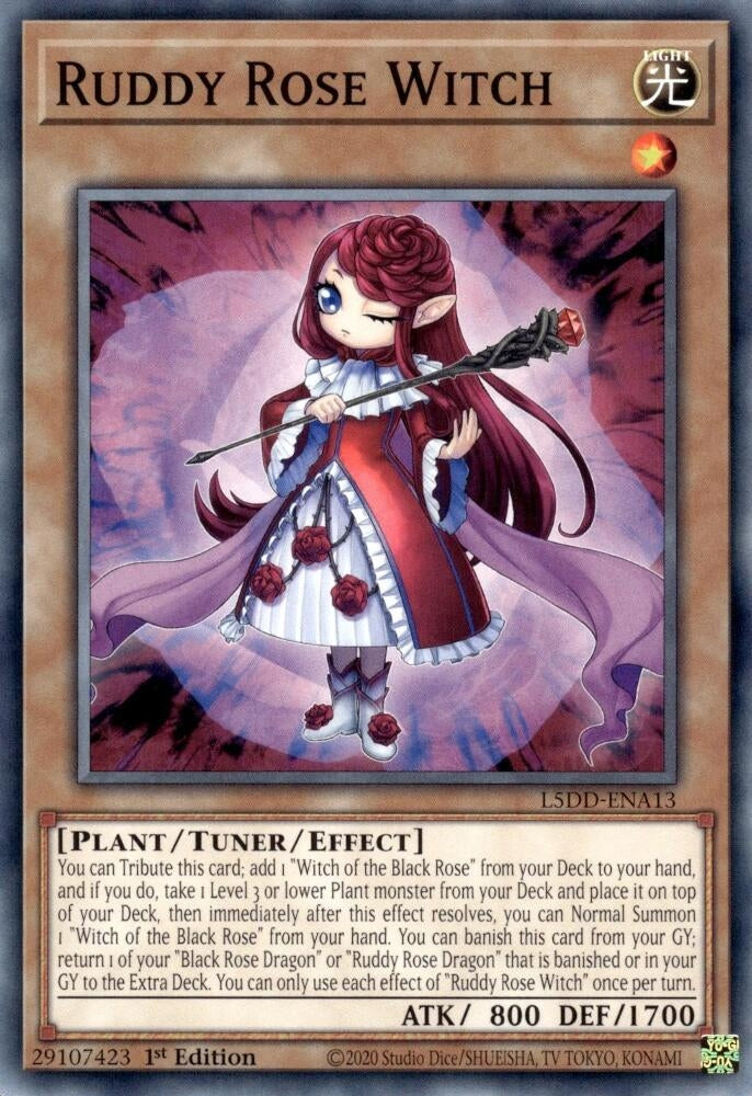 Image for Ruddy Rose Witch (L5DD-ENA13) [Legendary 5D's Decks] - YuGiOh