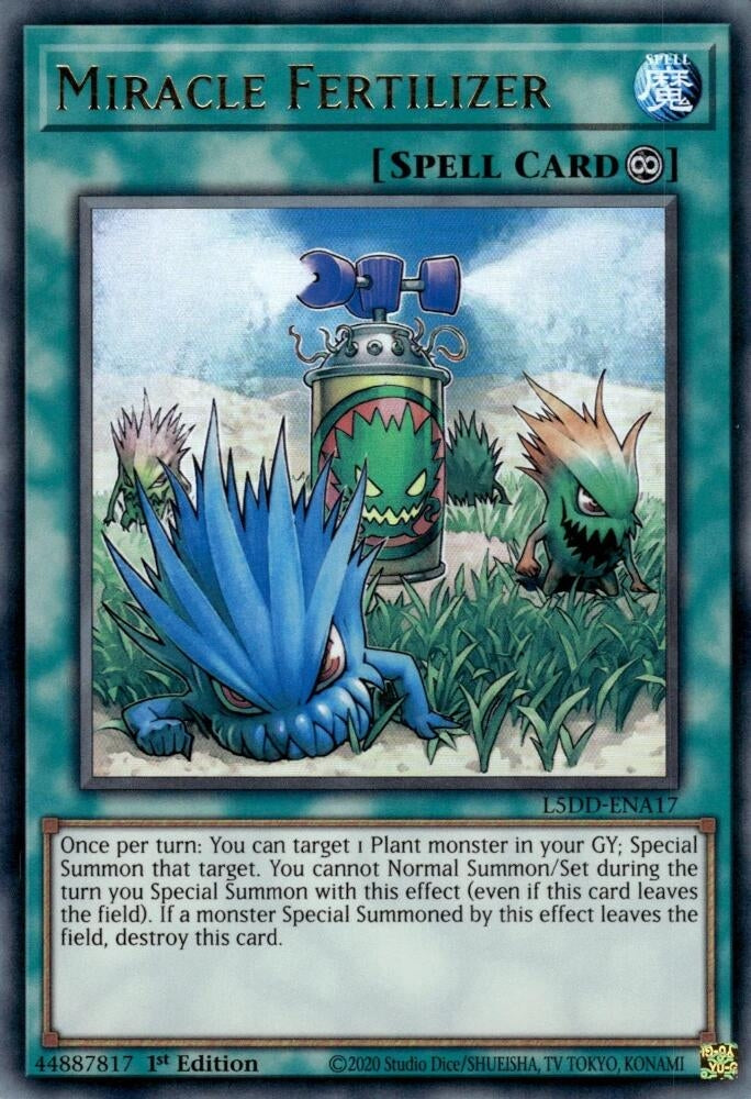 Image for Miracle Fertilizer (Ultra Rare) (L5DD-ENA17) [Legendary 5D's Decks] - YuGiOh