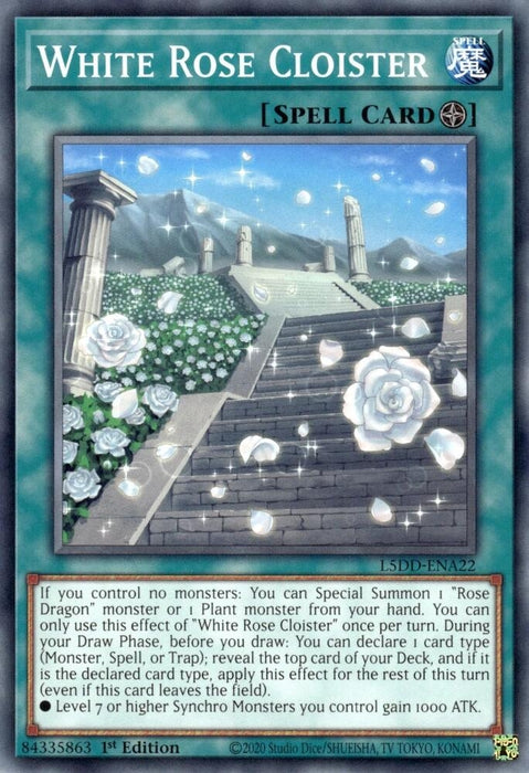 Image for White Rose Cloister (L5DD-ENA22) [Legendary 5D's Decks] - YuGiOh