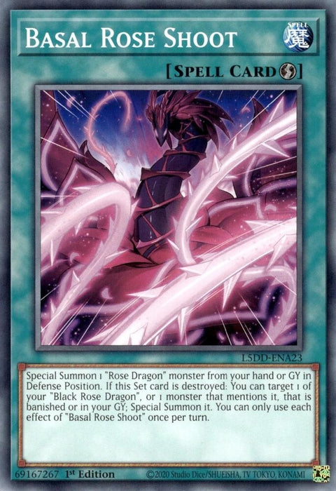 Image for Basal Rose Shoot (L5DD-ENA23) [Legendary 5D's Decks] - YuGiOh