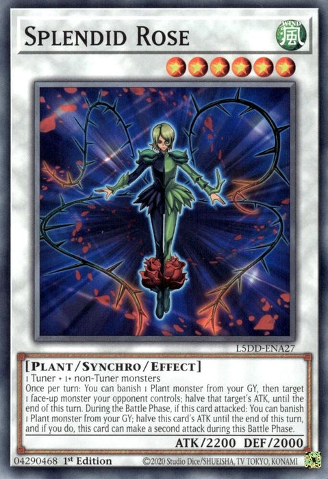 Image for Splendid Rose (L5DD-ENA27) [Legendary 5D's Decks] - YuGiOh