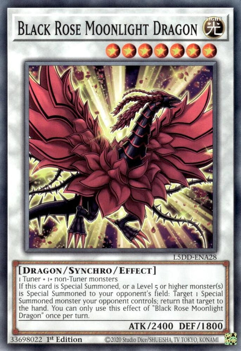 Image for Black Rose Moonlight Dragon (L5DD-ENA28) [Legendary 5D's Decks] - YuGiOh