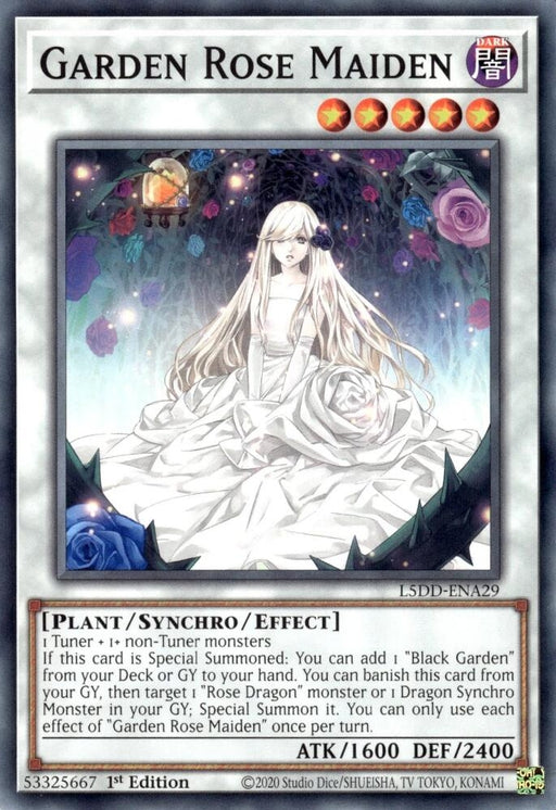 Image for Garden Rose Maiden (L5DD-ENA29) [Legendary 5D's Decks] - YuGiOh