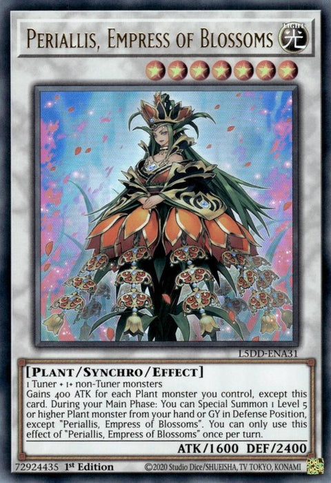 Image for Periallis, Empress of Blossoms (L5DD-ENA31) [Legendary 5D's Decks] - YuGiOh