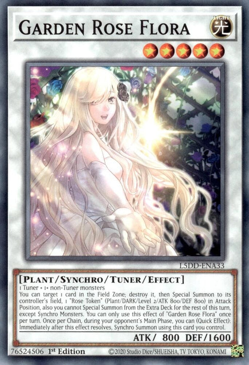Image for Garden Rose Flora (L5DD-ENA33) [Legendary 5D's Decks] - YuGiOh