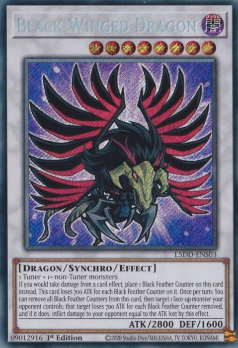 Image for Black-Winged Dragon (L5DD-ENS03) (L5DD-ENS03) [Legendary 5D's Decks] - YuGiOh