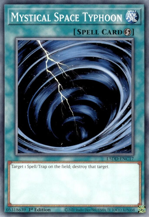 Image for Mystical Space Typhoon (L5DD-ENC17) [Legendary 5D's Decks] - YuGiOh