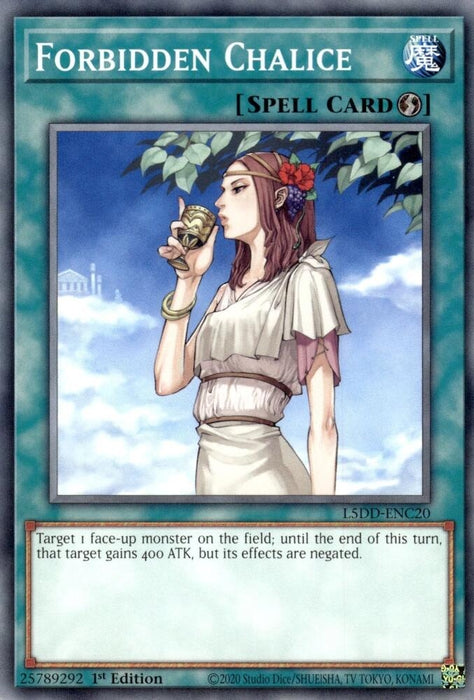 Image for Forbidden Chalice (L5DD-ENC20) [Legendary 5D's Decks] - YuGiOh