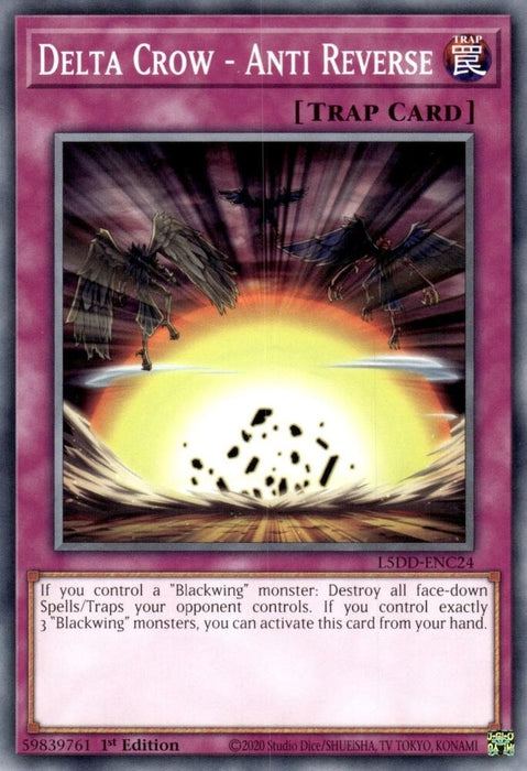 Image for Delta Crow - Anti Reverse (L5DD-ENC24) [Legendary 5D's Decks] - YuGiOh
