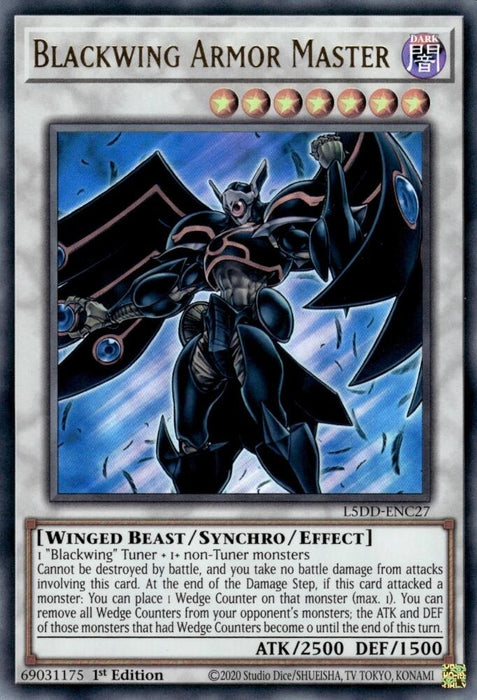 Image for Blackwing Armor Master (L5DD-ENC27) [Legendary 5D's Decks] - YuGiOh