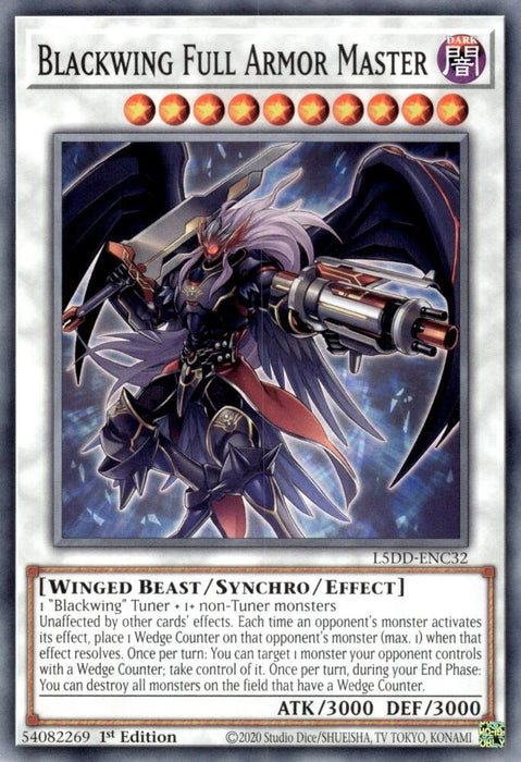 Image for Blackwing Full Armor Master (L5DD-ENC32) [Legendary 5D's Decks] - YuGiOh