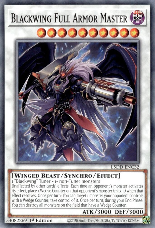 Image for Blackwing Full Armor Master (L5DD-ENC32) [Legendary 5D's Decks] - YuGiOh