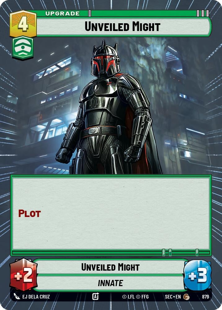 Image for Unveiled Might (Hyperspace Foil) (879) [Secrets of Power] - Star Wars: Unlimited