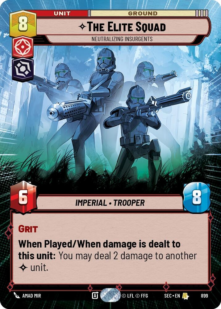 Image for The Elite Squad - Neutralizing Insurgents (Hyperspace Foil) (899) [Secrets of Power] - Star Wars: Unlimited