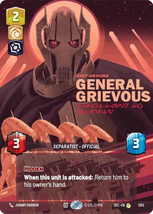 Image for General Grievous - Scuttling to Safety (Prestige) (1052) [Secrets of Power] - Star Wars: Unlimited