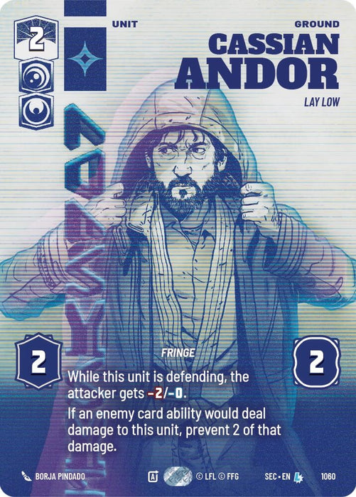 Image for Cassian Andor - Lay Low (Prestige) (1060) [Secrets of Power] - Star Wars: Unlimited