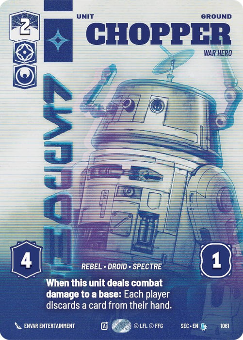 Image for Chopper - War Hero (Prestige) (1061) [Secrets of Power] - Star Wars: Unlimited