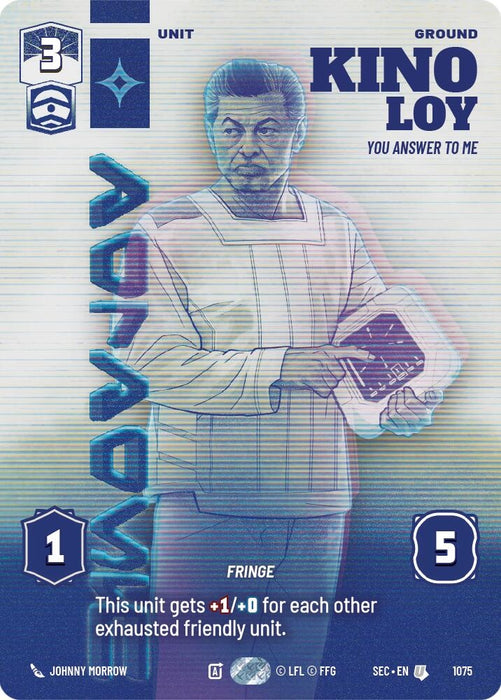 Image for Kino Loy - You Answer to Me (Prestige) (1075) [Secrets of Power] - Star Wars: Unlimited