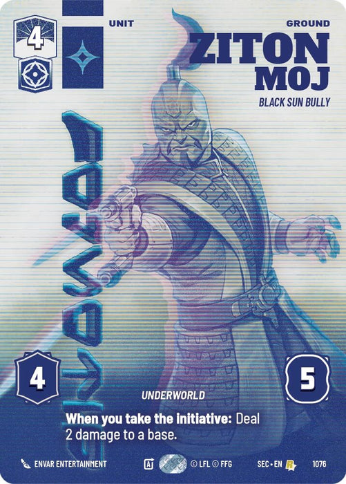 Image for Ziton Moj - Black Sun Bully (Prestige) (1076) [Secrets of Power] - Star Wars: Unlimited