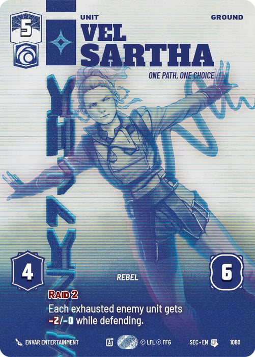 Image for Vel Sartha - One Path, One Choice (Prestige) (1080) [Secrets of Power] - Star Wars: Unlimited