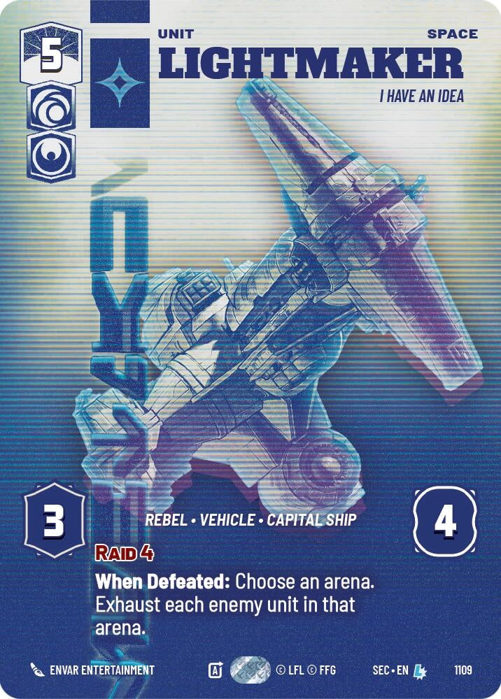 Image for Lightmaker - I Have An Idea (Prestige Foil) (1109) [Secrets of Power] - Star Wars: Unlimited