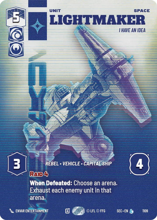 Image for Lightmaker - I Have An Idea (Prestige Foil) (1109) [Secrets of Power] - Star Wars: Unlimited