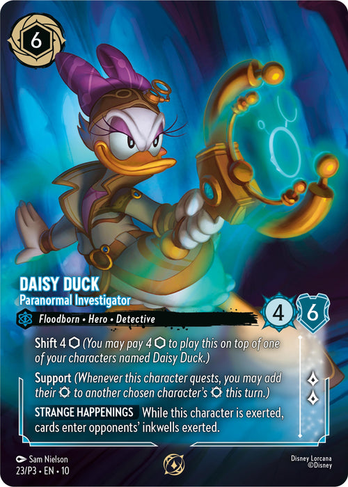 Image for Daisy Duck - Paranormal Investigator (Store Championship Participant) (23) [Disney Lorcana Promo Cards] - Disney Lorcana