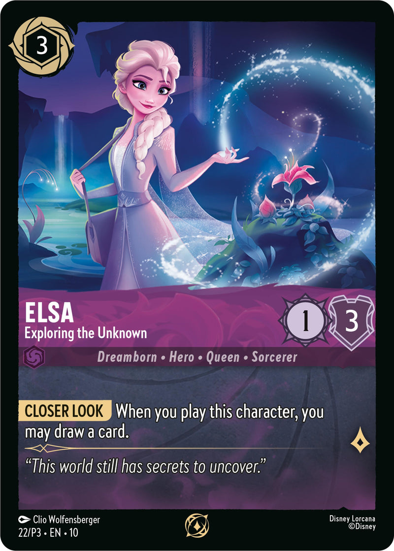 Image for Elsa - Exploring the Unknown (22) [Disney Lorcana Promo Cards] - Disney Lorcana