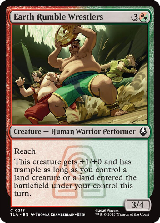 Image for Earth Rumble Wrestlers (218) [Avatar: The Last Airbender] - Magic: The Gathering