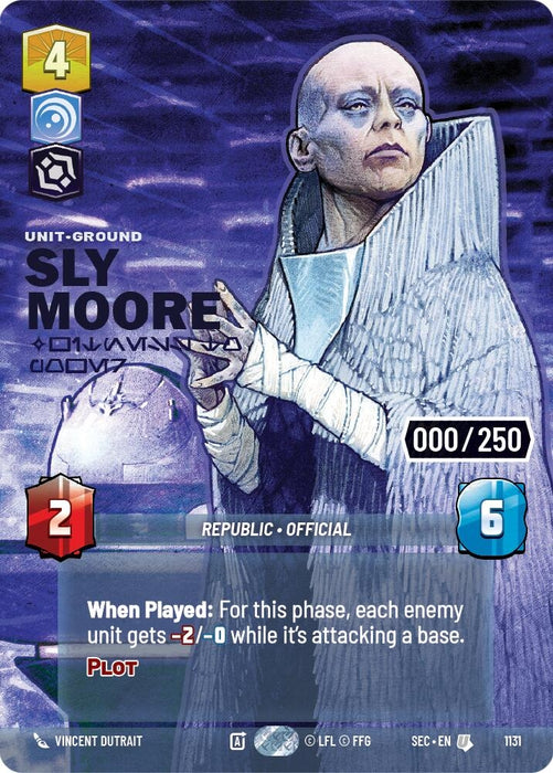 Image for Sly Moore - Witness to Power (Serialized) (1131) [Secrets of Power] - Star Wars: Unlimited