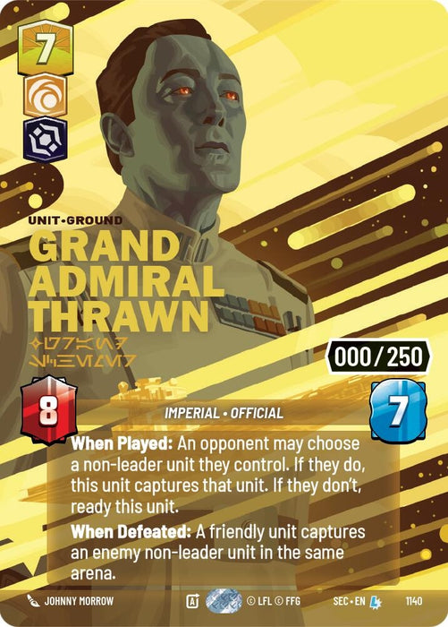 Image for Grand Admiral Thrawn - Grand Schemer (Serialized) (1140) [Secrets of Power] - Star Wars: Unlimited