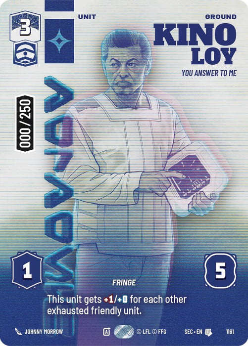 Image for Kino Loy - You Answer to Me (Serialized) (1161) [Secrets of Power] - Star Wars: Unlimited