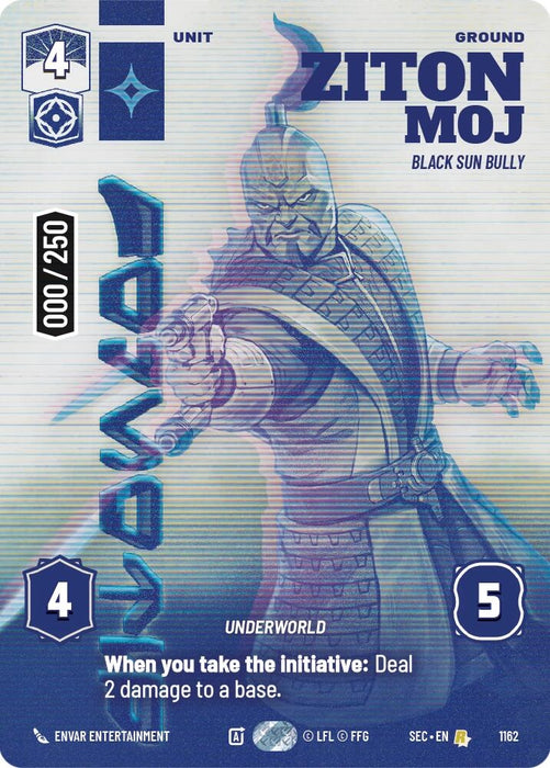 Image for Ziton Moj - Black Sun Bully (Serialized) (1162) [Secrets of Power] - Star Wars: Unlimited
