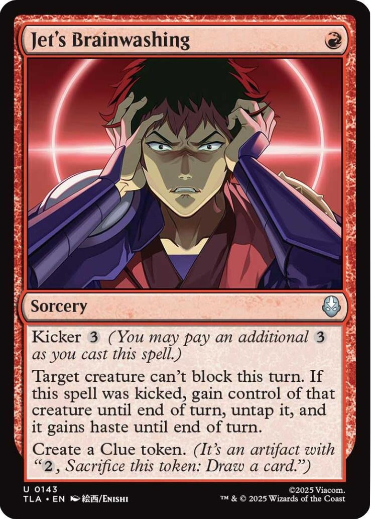 Image for Jet's Brainwashing (143) [Avatar: The Last Airbender] - Magic: The Gathering