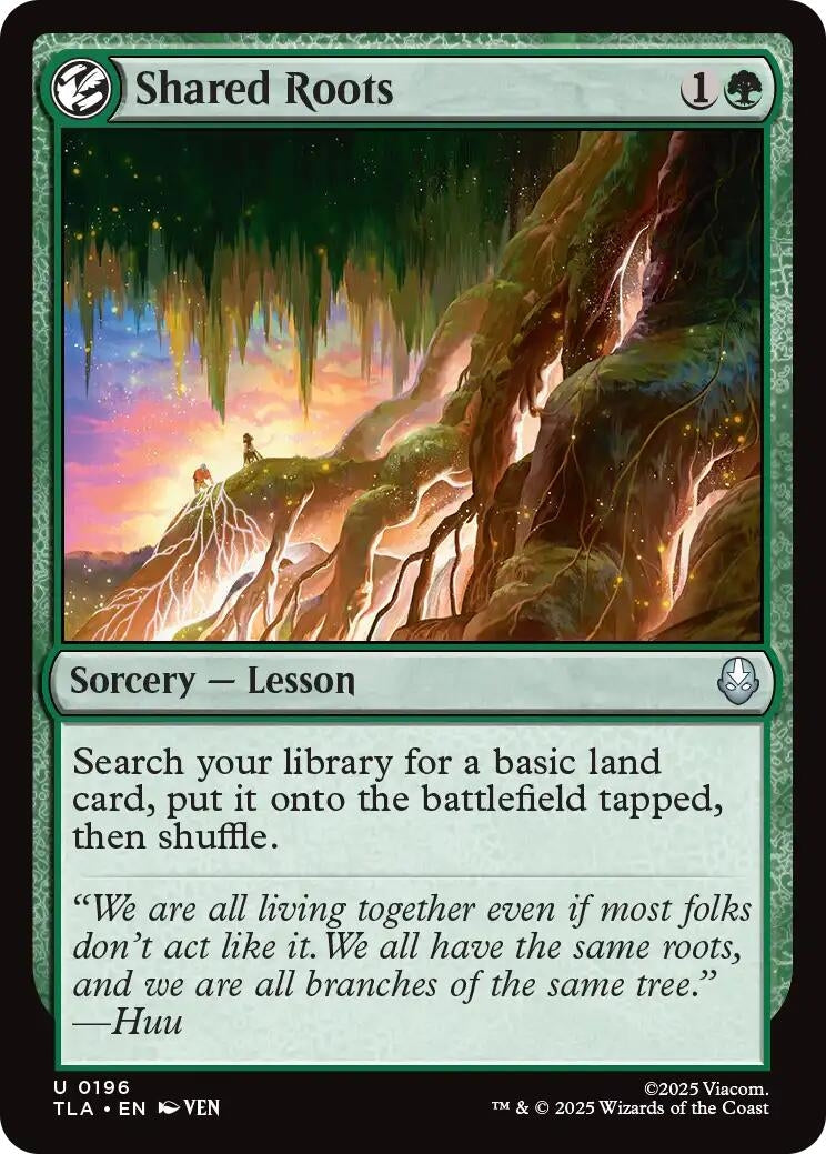 Image for Shared Roots (196) [Avatar: The Last Airbender] - Magic: The Gathering