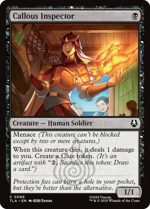 Image for Callous Inspector (89) [Avatar: The Last Airbender] - Magic: The Gathering