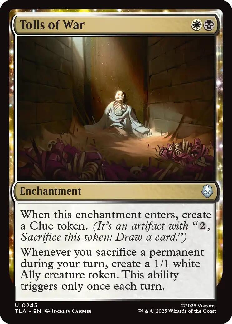 Image for Tolls of War (245) [Avatar: The Last Airbender] - Magic: The Gathering
