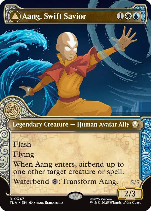 Image for Aang, Swift Savior (Showcase) (347) [Avatar: The Last Airbender] - Magic: The Gathering