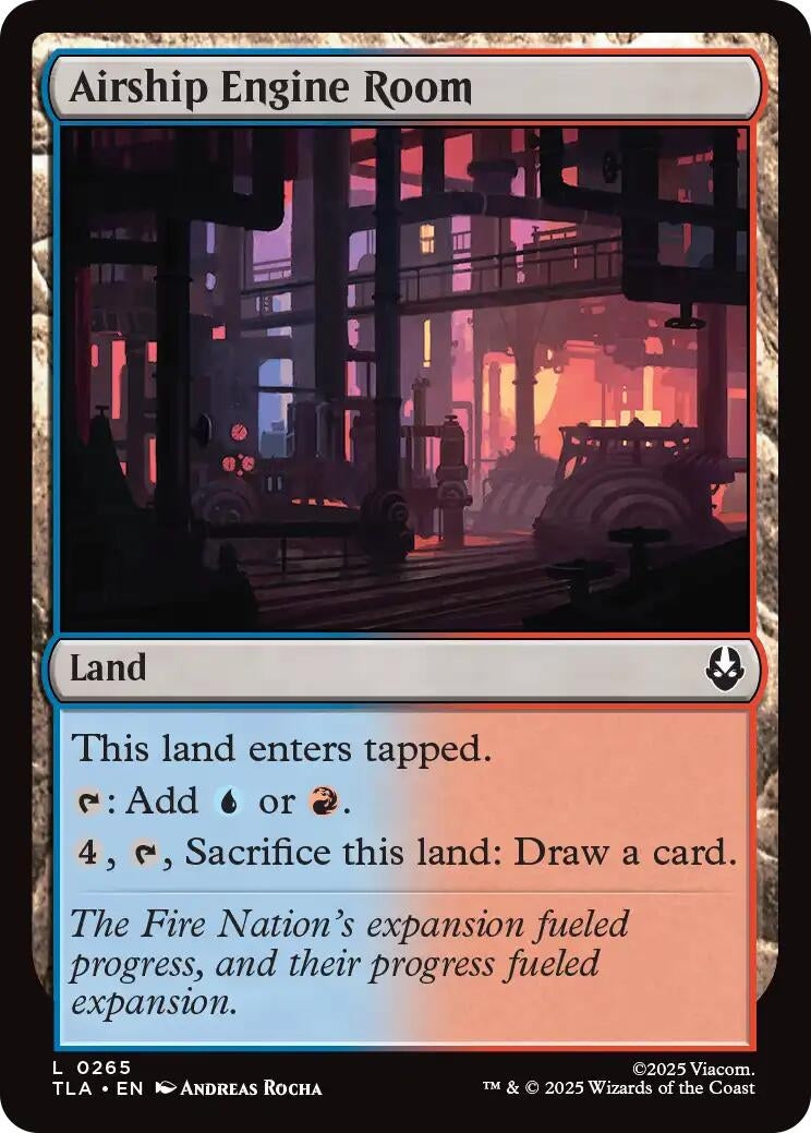 Image for Airship Engine Room (265) [Avatar: The Last Airbender] - Magic: The Gathering