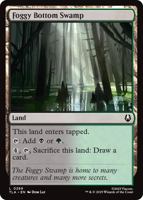 Image for Foggy Bottom Swamp (269) [Avatar: The Last Airbender] - Magic: The Gathering