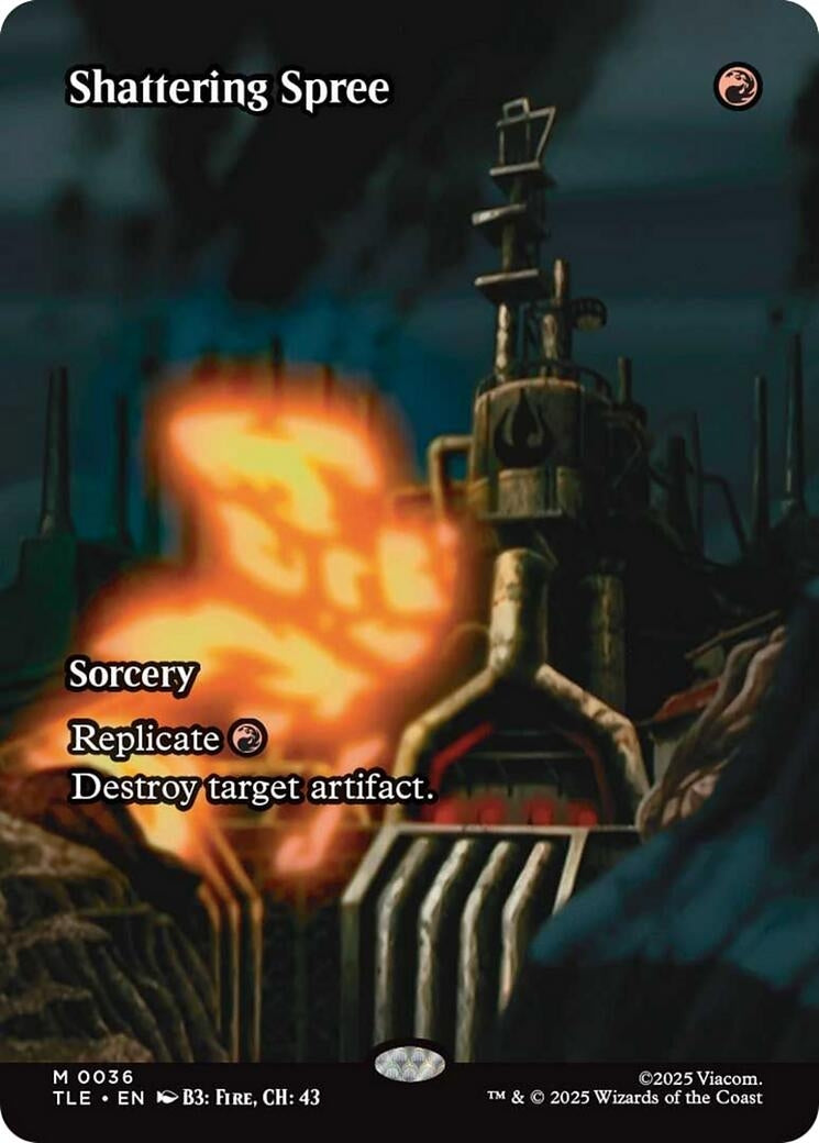 Image for Shattering Spree (Borderless) (36) [Avatar: The Last Airbender: Eternal-Legal] - Magic: The Gathering
