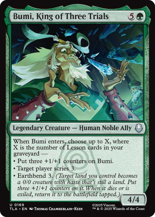 Image for Bumi, King of Three Trials (169) [Avatar: The Last Airbender] - Magic: The Gathering