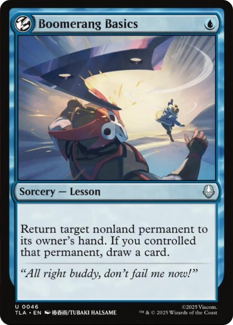 Image for Boomerang Basics (46) [Avatar: The Last Airbender] - Magic: The Gathering