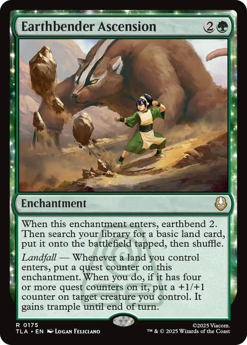 Image for Earthbender Ascension (175) [Avatar: The Last Airbender] - Magic: The Gathering